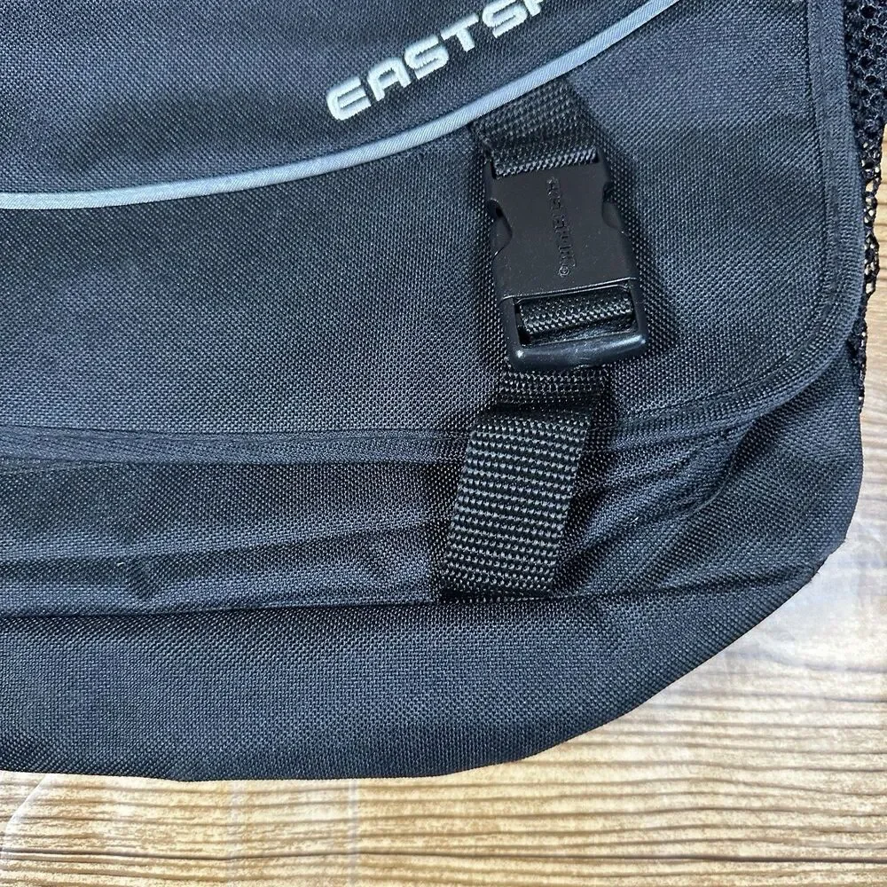 EASTPORT Messenger‎ Laptop Bag Black Nylon 16” wide x 14” tall x 4” deep